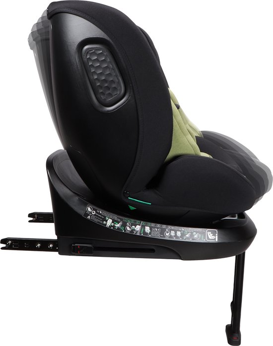 Ding Kai Autostoel - Forest Green - 360° Draaibare Isofix Autostoel - i-Size - Vanaf 40 tot 150cm - 0 tot 12 jaar van Ding Kai — afbeelding 4