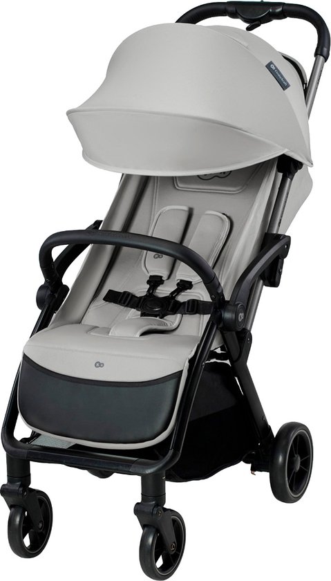 Foto: Kinderkraft apino kinderwagen automatisch opvouwbaar lichtgewicht 7 5 kg geschikt tot 24 kg 4 positie rugleuning grote onderdelen ideaal voor stad en reizen regelbare voetsteun 5 punts veiligheidsgordel ventilatiepaneel dove grey