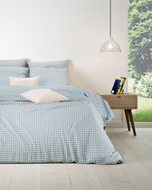 Mistral Home - Housse de couette - 100% coton renforcé - 200x200+2x65x65 cm - Bibiane - À carreaux - Rouge, blanc