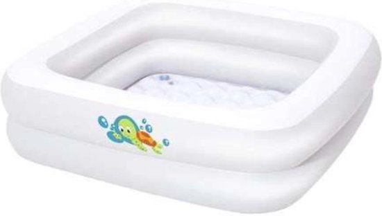 Bestway - Babyzwembad met Opblaasbare Bodem - 86 x 86 x 25 cm