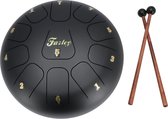Fazley TD10 Tongue Drum C-majeur zwart, 10 inch