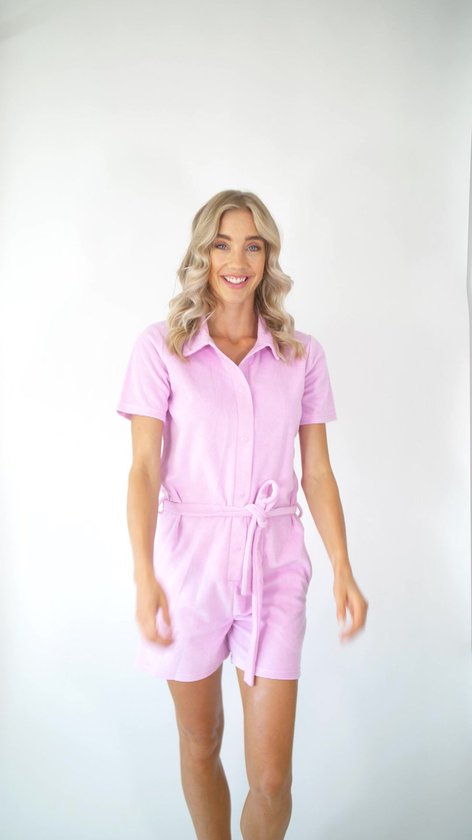 LingaDore Jumpsuit - 7422JS - Pink lavender - XXL