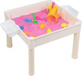 Watertafel - Zandtafel - Speeltafel voor Kinderen - Activiteiten Tafel voor Baby en Kinderen - Wit met Roze