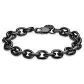 Essentials | Bracelet à chaîne gunmetal noir 10 mm