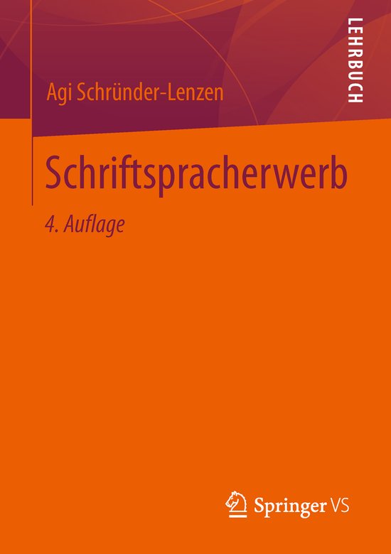 Schriftspracherwerb - cover