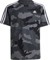 adidas Sportswear J BL CAMO T - Kinderen - Grijs- 140