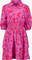 TwoDay dames jurk met bloemenprint roze - Maat S