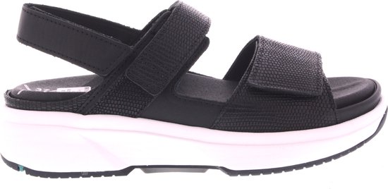 Xsensible 30700.5.9-G/H dames sandalen sportief zwart