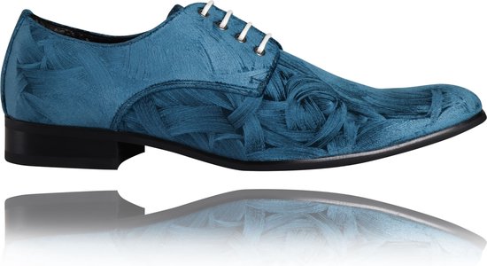 Blueazy - Maat 40 - Lureaux - Kleurrijke Schoenen Voor Heren - Veterschoenen Met Print