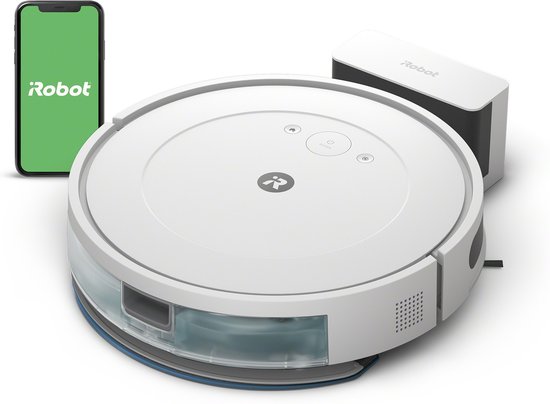Foto: Cleandays robotstofzuiger met dweilfunctie slimme navigatie dweilrobot robotstofzuiger met laadstation werkt met huisdieren inclusief nederlandstalige app afstandsbediening d2 001