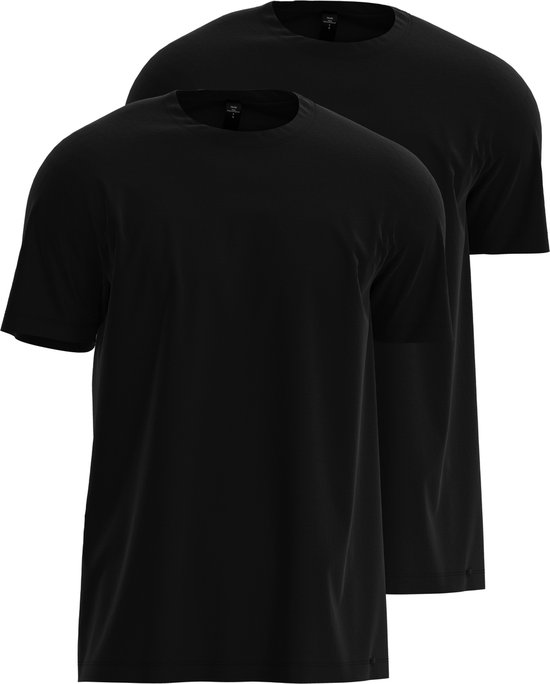 CALIDA-Natural Benefit-Mannen-T-shirt-Zwart-Maat-Niet van toepassing