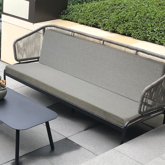 OQHAIR Bankkussen, zitkussen, voor erkerraam, afneembaar, wasbaar, antislip, voor tuinbank, schommel, terras, eettafel, bank, binnen (150 x 35 x 5 cm, lichtgrijs OQHAIR Bankkussen, zitkussen, voor erkerraam, afneembaar, wasbaar, antislip, voor tuinbank, schommel, terras, eettafel, bank, binnen (150 x 35 x 5 cm, lichtgrijs
