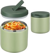 Thermocontainer voor eten 500 ml (groen)