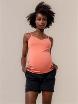 Prénatal zwangerschapstop - Zwangerschapskleding - Peach Orange - Maat M