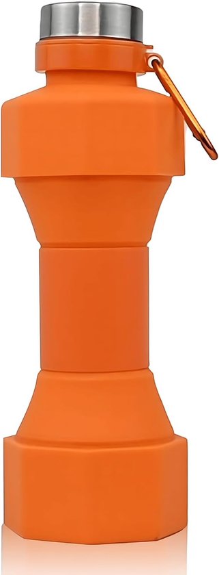 LYKKE® MultiSip 3 Laagse geïsoleerde RVS waterfles met rietje voor