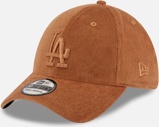New Era 39Thirty Stretch Cap CORD Los Angeles Dodgers marron - S/M