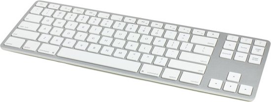 Matias Draadloos Toetsenbord US QWERTY zonder Numpad voor MacBook zilver