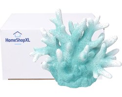 Aquarium Decoratie - Ornamenten - 1 Stuk - Blauw Koraal Rif - 17x8x14cm Groot