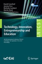 Lecture Notes of the Institute for Computer Sciences, Social Informatics and Telecommunications Engineering- Technology, Innovation, Entrepreneurship and Education