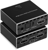 NÖRDIC SGM-237 HDMI 2.1 Switch - Audio Extractor - 8K60Hz, 4K120Hz - 3,5mm Jack AUX - Optisch SPDIF