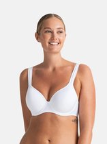Dorina T-shirt BH met beugel - Rachel - Voorgevormde T-shirt bh - Volledige cup bh - 80A - Wit