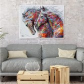 5D-diamantschilderij, schilderij, paard, doe-het-zelf diamond painting-kit voor thuis, wanddecoratie ,50 x 40 cm