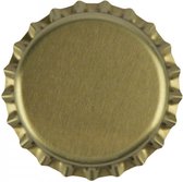 Kroonkurken 26 mm goud (verpakt per 100 stuks)