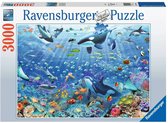 Ravensburger Puzzel Kleurrijke onderwaterwereld - Legpuzzel - 3000 stukjes
