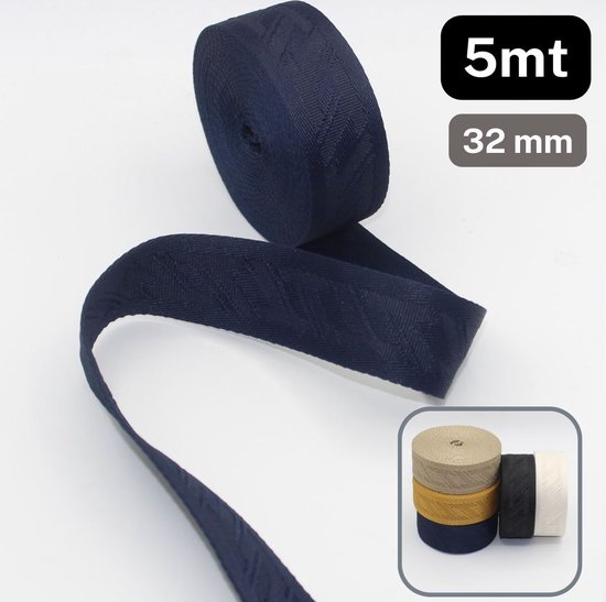 Jana Spongepumps met klittenbandsluiting in donkerblauw