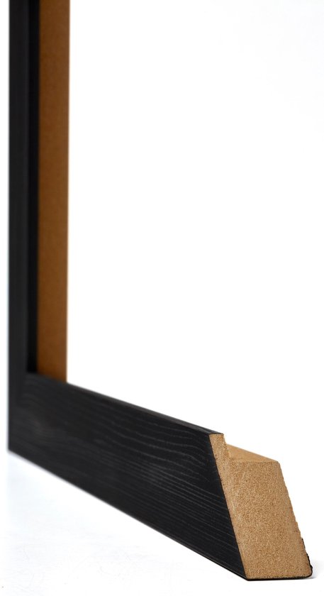 Cadre Photo Mura Your Decoration - 25x25cm - Grain de Bois Zwart