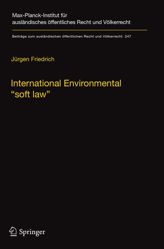 International Environmental Soft Law - cover