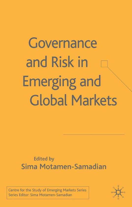 Governance and Risk in Emerging and Global Markets - cover