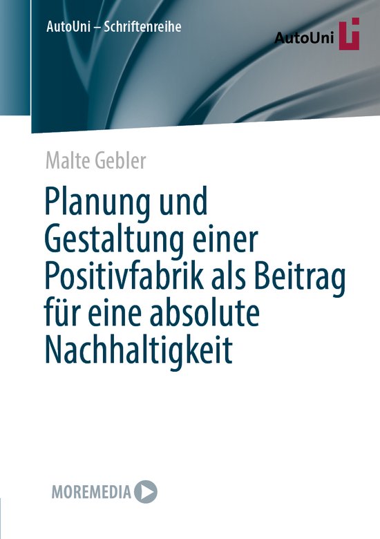 AutoUni – Schriftenreihe162- Planung und Gestaltung einer  ... - cover