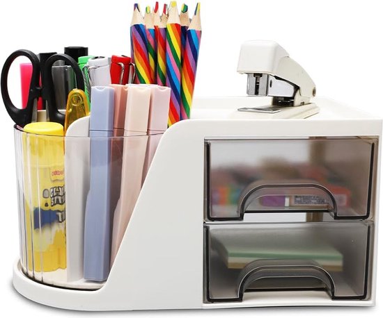 Bureaupotloodpenhouder, 360 graden draaibare bureau-organizers