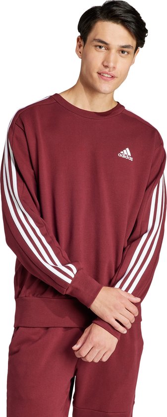 Adidas Sportswear Essentials French Terry 3-Stripes Sweatshirt - Heren