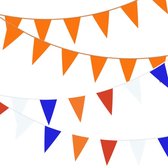 Oranje Slingers Vlaggenlijn Oranje Versiering Oranje Vlaggetjes EK WK Koningsdag Oranje Feest Artikelen 40 Meter