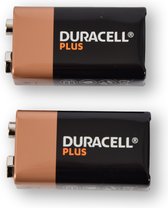 Piles Duracell – AA, AAA, C, D – alcalines 9 V – 550 mAh – 2 pièces – Utilisez-les pour Électronique et les Jouets – Piles et Chargeurs – Énergie longue durée – Zwart