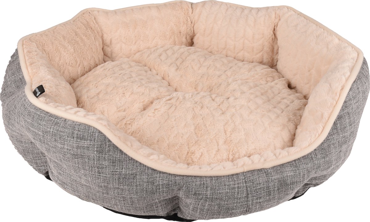 Flamingo Zupo – Mand Honden – Mand Zupo Achthoekig Grijs 60x50x17cm – 1st – 122948 – 1st