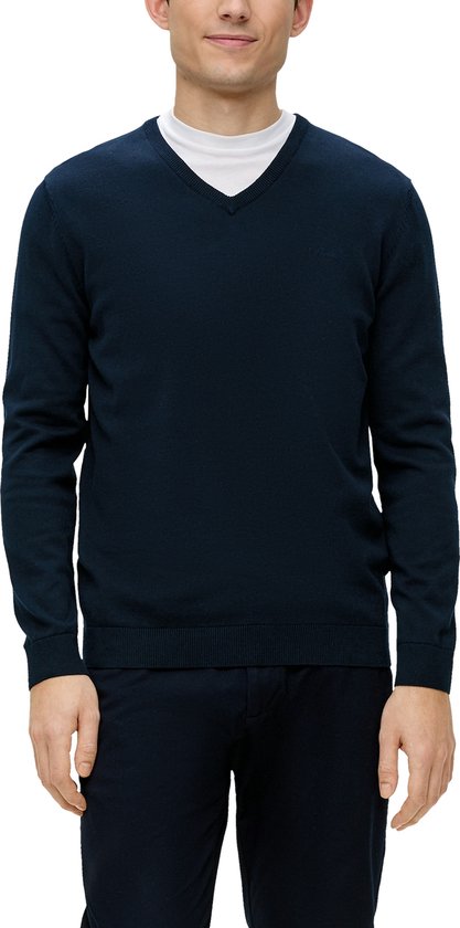 S'Oliver Men-Pull--5978 BLUE-Maat 3XL