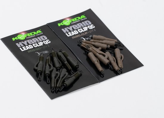 Korda QC Hybrid Lead Clip - Weed / Silt van Korda — afbeelding 2