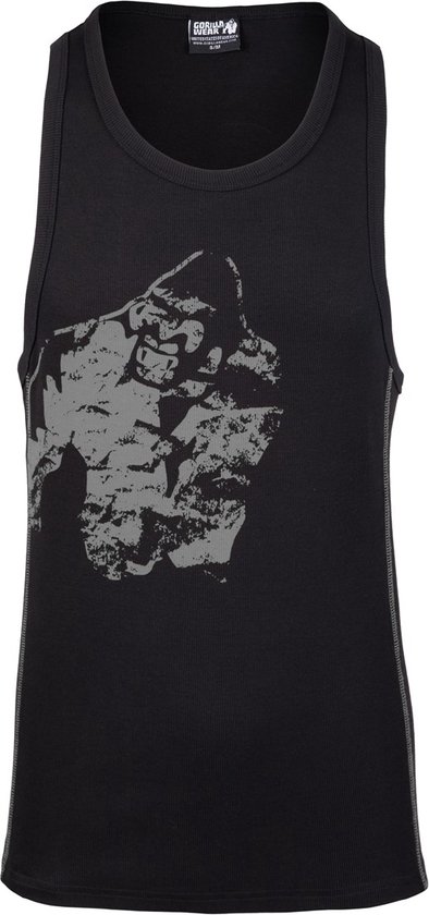 Gorilla Wear Monterey Tank Top - Zwart/Grijs - 2XL/3XL