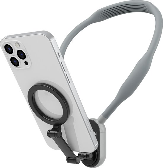 BRDRC Neck Phone Holder (with Anti-Vibration Chest Strap), POV/Vlog