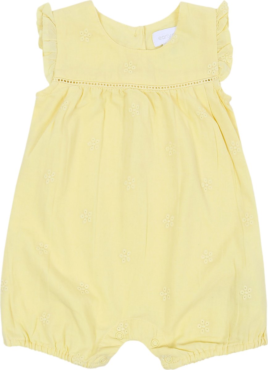 Gele gebloemde jumpsuit
