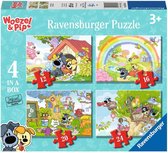 Ravensburger Puzzle Woezel & Pip Dans le Jardin Magique - Puzzle - 12, 16, 20, 24 pièces