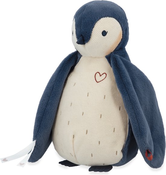Kaloo Complices - Penguin Blauw avec enregistreur et bruit blanc