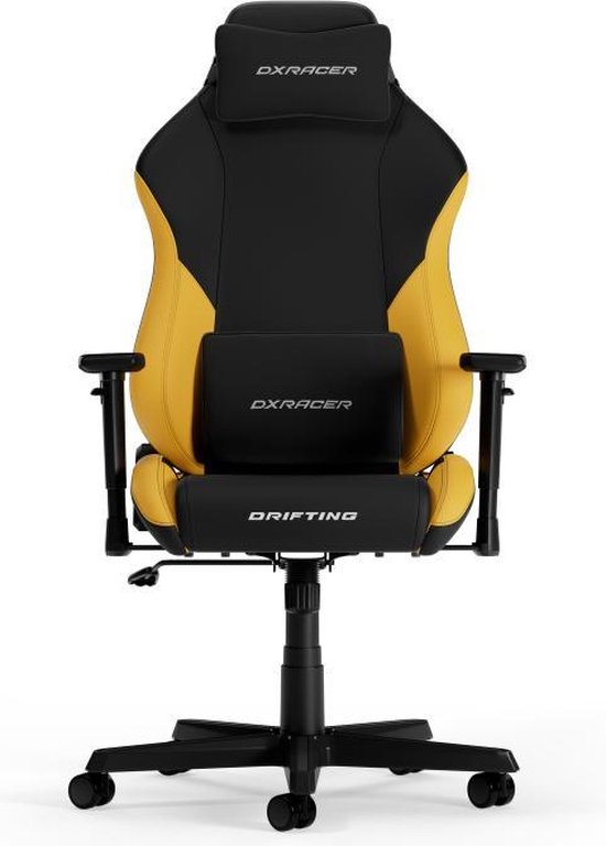 DXRacer Drifting XL - EPU Leer Gamestoel - Bureaustoel - Zwart/Geel