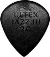 Dunlop Ultex Jazz III 2.0 zwart 6er- Set - Plectrum set