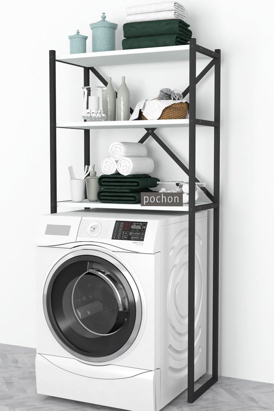 Pochon Home - Wasmachine Ombouw - Wasmachine Kast - Kast voor Wasmachine - Kast - Opbergkast