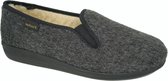 Fischer -Heren - grijs donker - pantoffels & slippers - maat 42