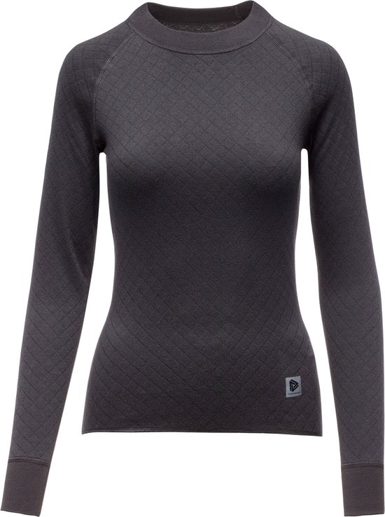 Merinowol 3in1 Long sleeve shirt - Dames - Anthracite